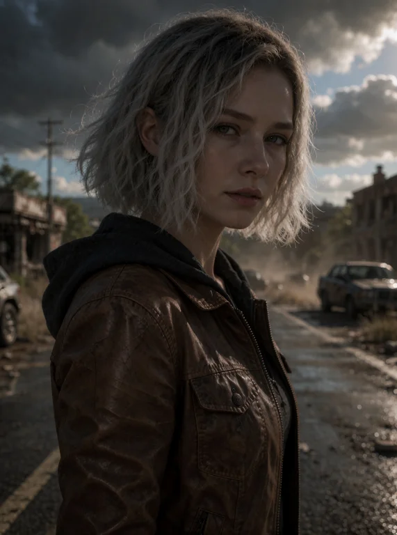 Grace Ashcroft From Resident Evil, An Adult Caucasian Woman...