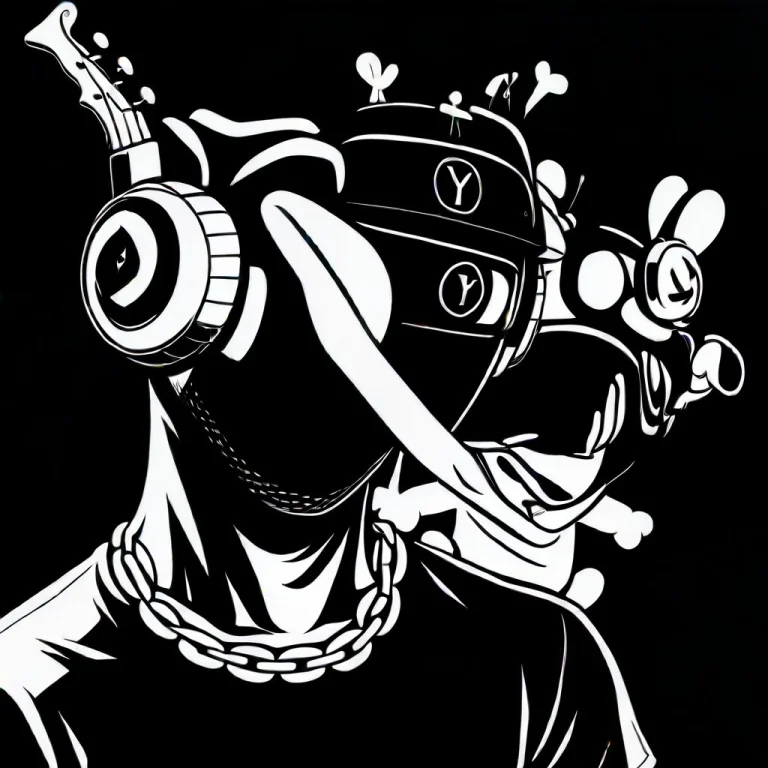 Yrwnx, Monochrome, Greyscale, Black Background, 1boy, On Hea...
