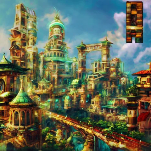 Solarpunk City. — Stable Diffusion AI Prompt: Solarpunk city.