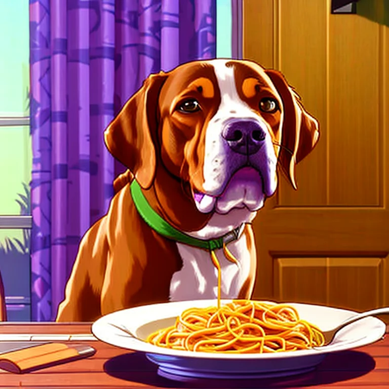 A Dog Eating Spaghetti, Gta768