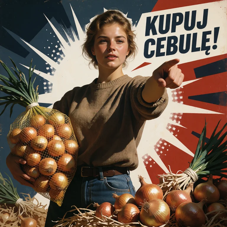 A Propaganda-style Poster Featuring A Young Polish Woman In...