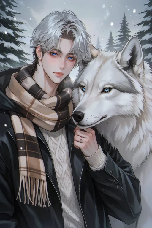Highres, Absurdres,ajeotti, A Young Man With Pale Skin, Wavy...