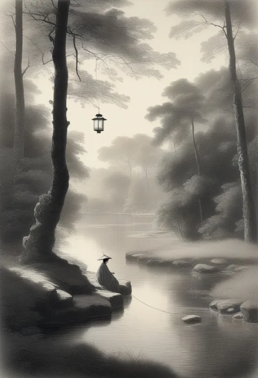 Masterpiece, Best Quality, A Forest Clearing Ringed By Watch...