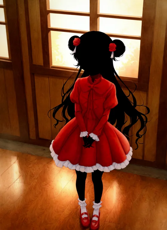 Masterpiece, Best Quality, Black Hair, Absurdly Long Hair1.2...