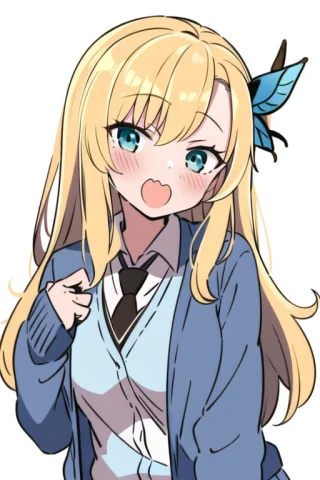 Senakashiwazaki, 1girl, Solo, Openmouth, Simplebackground, W... — Stable Diffusion AI Prompt: SenaKashiwazaki, 1girl, solo, open_mouth, simple_background, white_background, s...