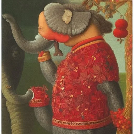 Arcimboldo-style, Elephant