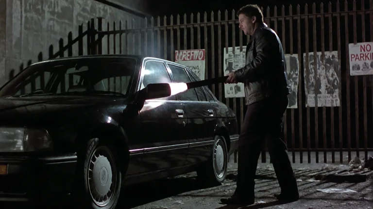 Sntch2000, A Man In A Dark Leather Jacket Stands Beside A Bl...