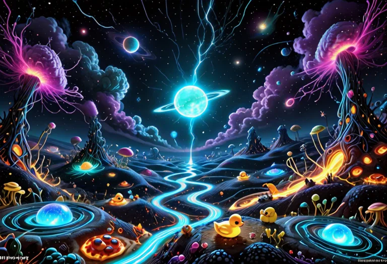 Lazypos, Myststyle, No Humans, Scenery, Space, Planet Made E...
