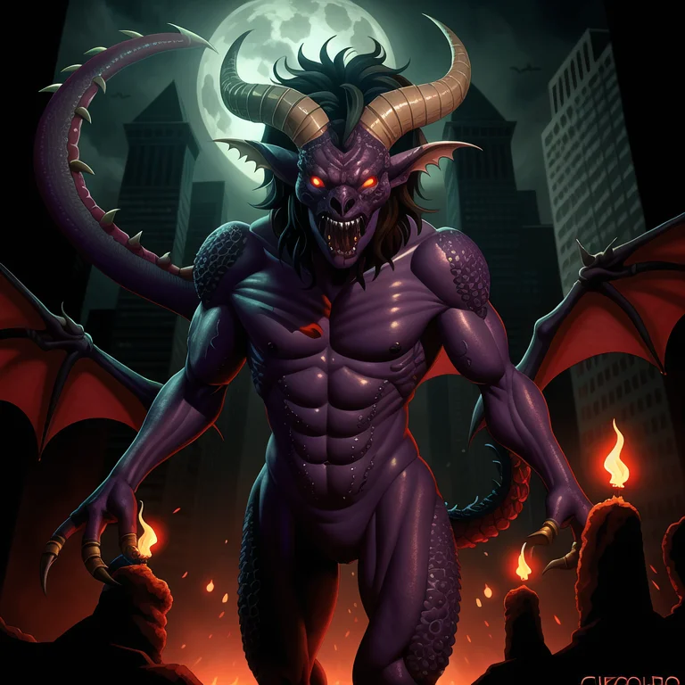 Chimera, Fur, Demon, Dragon, Poison, Multiple Heads, Many He...