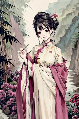 Shuimobysim Portrait Of A Naive Lady Standing In Bamboo Fore... — Stable Diffusion AI Prompt: shuimobysim portrait of a naive lady standing in bamboo forest, (masterpiece, be...