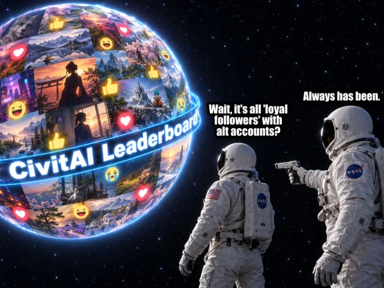 Always Has Been Meme Template. Two Astronauts Float In Space...