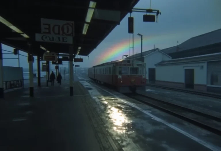 Faa Uma Imagem De Uma Estao De Trem No Interior Do Japo Aond...