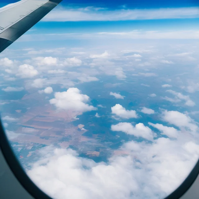 View From An Ultra High Quality Plane Flying Through The Clo...