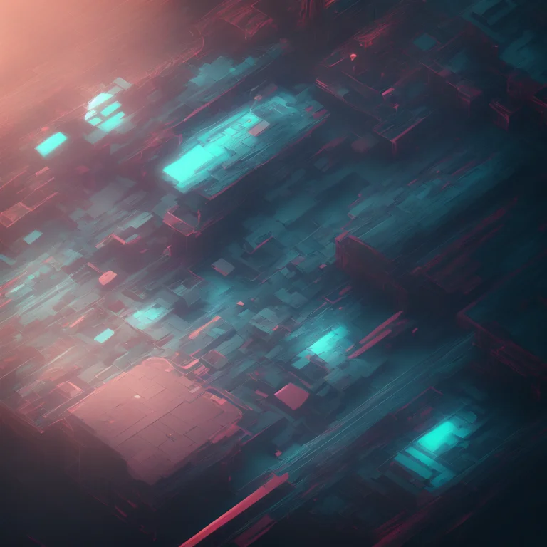 Dskise1 Isometric Cube City, 3d Render With Octane Engine 5...