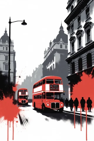Highleveldescriptiona Striking High-contrast Stencil Art Pie... — Stable Diffusion AI Prompt: {"high_level_description":"A striking high-contrast stencil art piece in a graph...