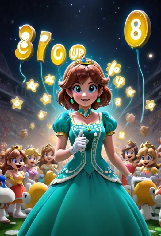 Score9, Score8up, Score7up, Sourcecartoon, Princess Daisy