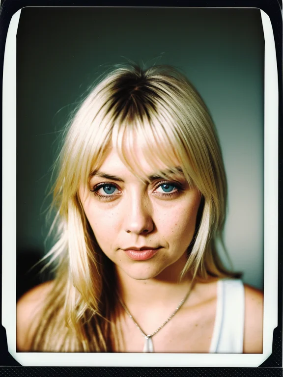 Polaroid, Solo Mid Shot Portrait Photo Of 18yo Taylor Momsen...