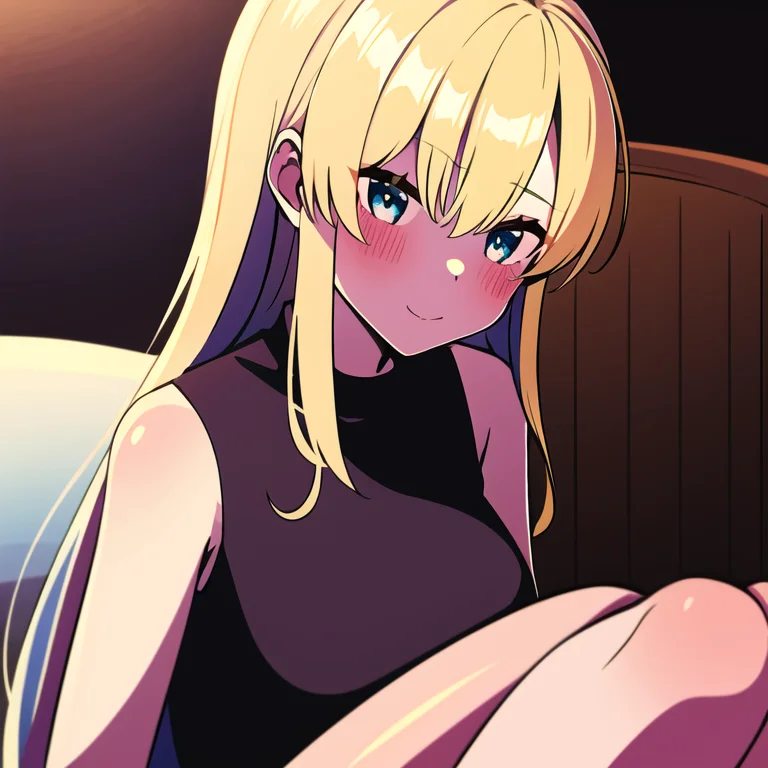Blondehair, 1girl, Solofocus, Lorasena1