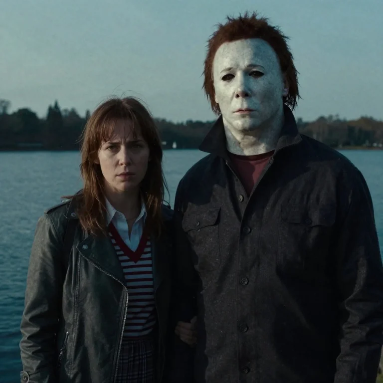 Lady On The Lake With Michael Myers