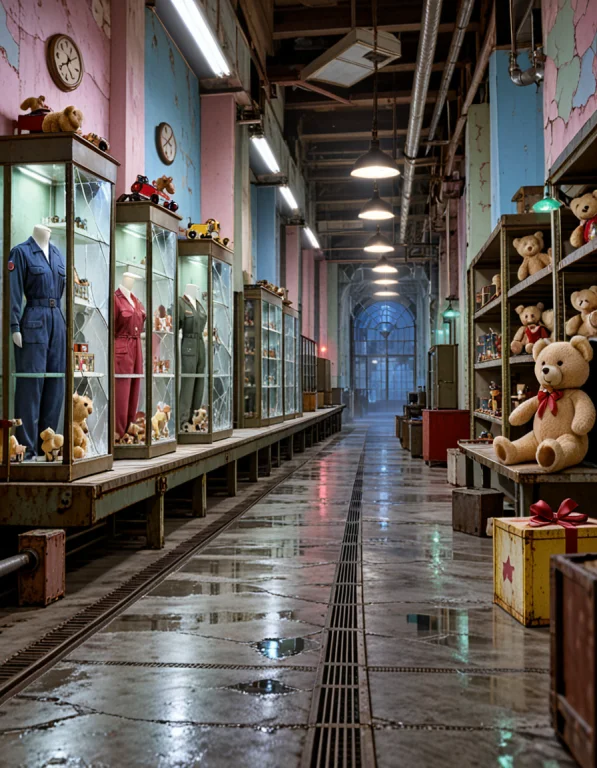 Abandoned Toy F4ct0ry, Abandoned Toy-factory Showroom Corrid...