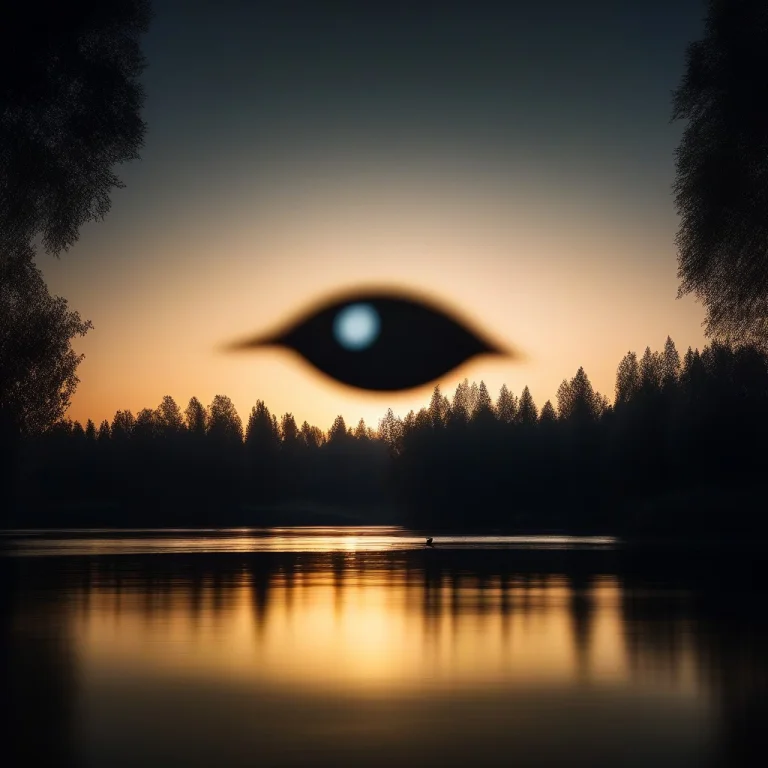 High Quality, Detailed, A Giant Eye Opening In The Surface O...
