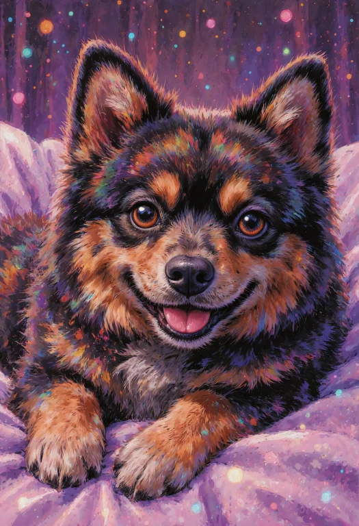 Illustration, A Fluffy Pet Is A Marvel To Behold, Its Soft A...