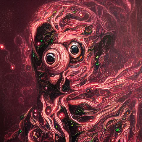 A Painting Of A Cyberpunk Elf By Dr-strange — Stable Diffusion AI Prompt: a painting of a cyberpunk elf by dr-strange