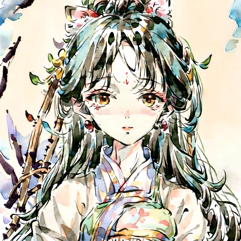 66 Is A Beautiful Half-rabbit Humanoid, With Long, Soft, And...