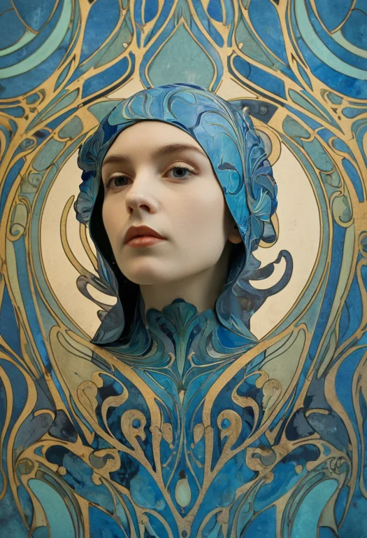 Loraroku Character 00.0, Portrait Photography. Art Nouveau,...