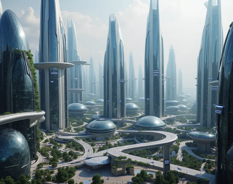Lorasolarpunkbuildingsfluxad1 Solarpunk, Very Awa, Aesthetic...