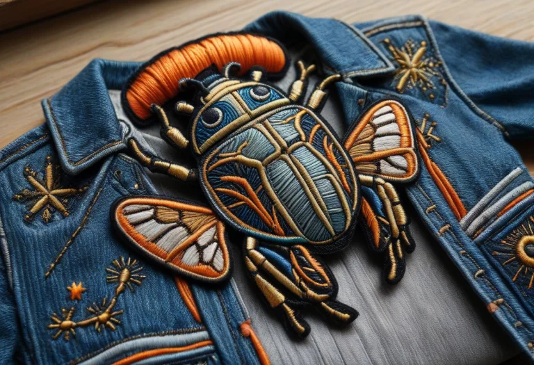Ral-embroideredpatch, A Rectangular Embroidered Patch Stitch...