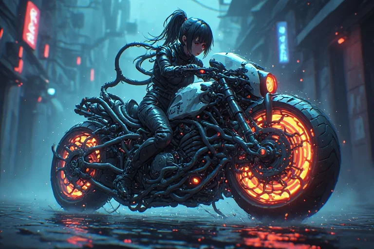 Painterly Anime Artwork, Masters Media, So-vehicles - Biopun...