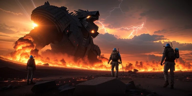 Apocalypse With A Big Planet In The Sky1.1, 2 Guys Walking1....