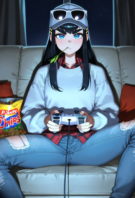 Masterpiece, Best Quality, 1girl, Solo, Long Hair, Trucker,...