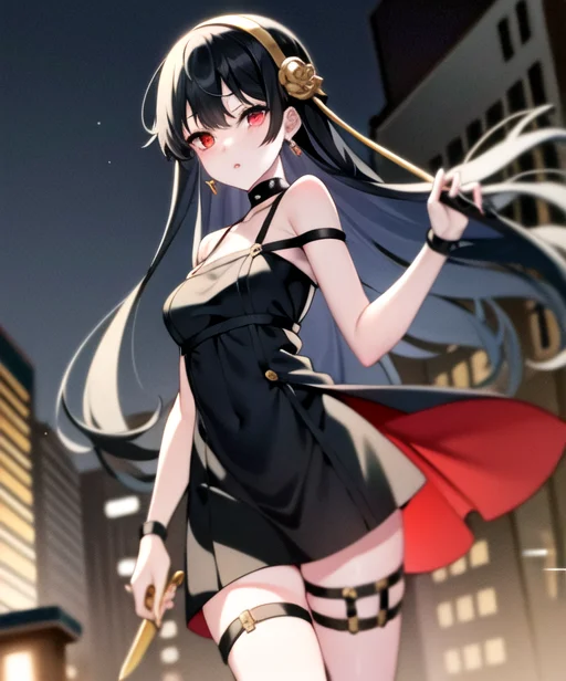 Knifethighstrap1.2 Dress Loraknifethighstrapv11, Lorayorbria...