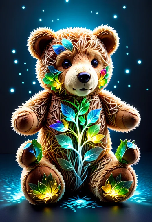 Teddy Bear Made Of Biolumens