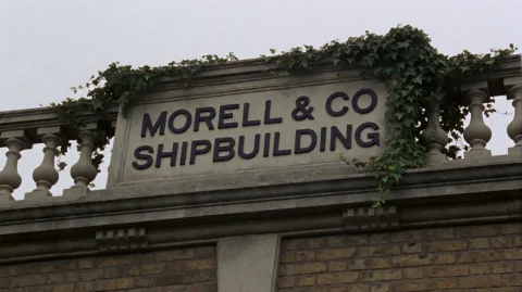 Cntmntcrst2002, A Weathered Stone Sign Reading Morell Co Sh... — Stable Diffusion AI Prompt: cntmntcrst2002, A weathered stone sign reading â€œMORELL & CO SHIPBUILDINGâ€ is...