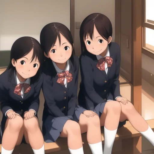 Loratakamichi-style-v111,takamichi Style,3girls, Looking At...