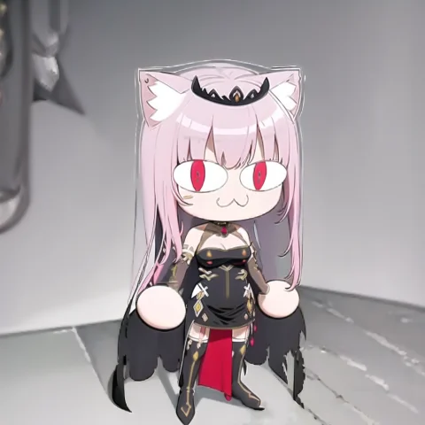 Loracalliopemorihololivev101 Mori Calliope, Tiara, Veil, Spi... — Stable Diffusion AI Prompt: mori calliope, tiara, veil, spikes, neco-arc, necopose, 1girl, full body, :3, c...