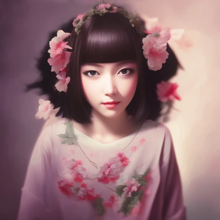 A Beautiful Japanese Girl Vray-render