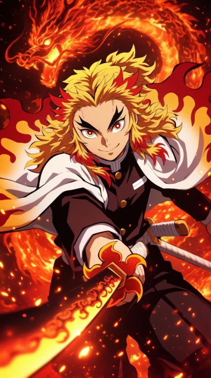 Score9, Score8up, Score7up, Sourceanime, 1male, Kyojuro Reng...