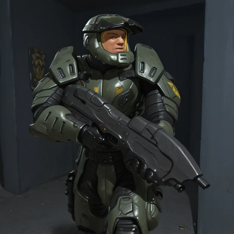 Strtrop,power Armor,codpiece, Helmet, Ma5b,assault Rifle,bul...