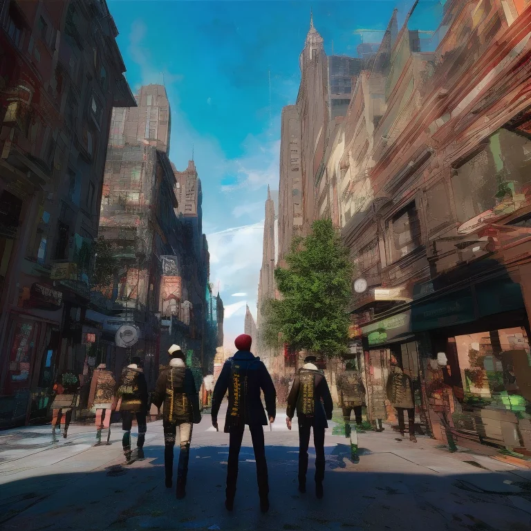 Photo Glitchstick1 A Monster Hunting In The City Streets Lor...