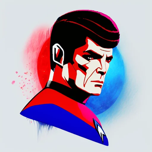 Star Trek As A T-shirt Logo In The Style Of Magifactory Art