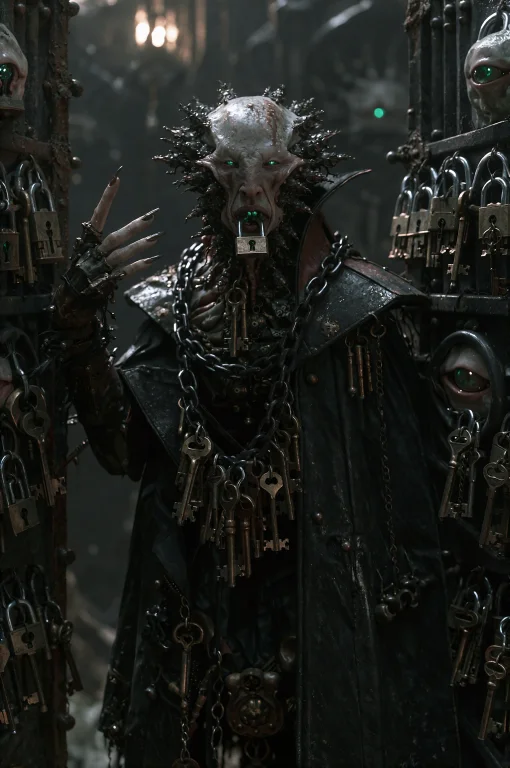Duskm1re, Full-body Shot Of The Lock Baron, A Ruling Lord Of...