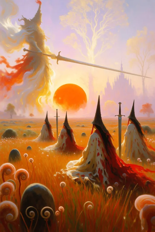 Skswoman. Dcdrkfntsy. A Wide, Panoramic Digital Painting In...