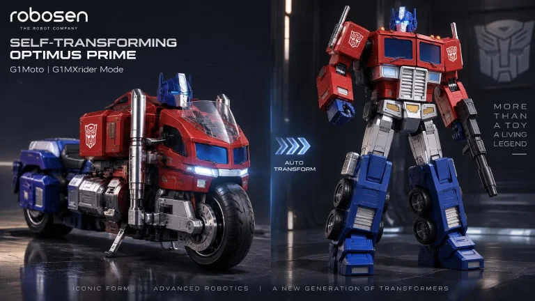 Robosen Self-transforming Op In G1motog1mxrider Mode