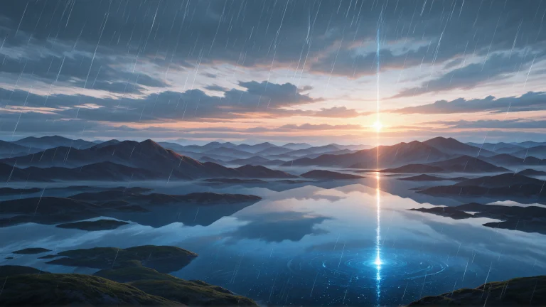Embedxleasylazyembedslazypos, Dream Like Landscape With Blue...