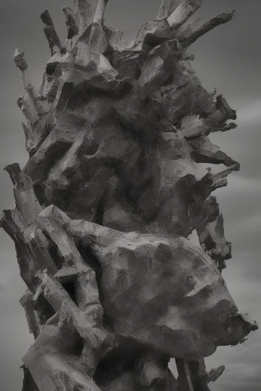 Phanbrutal Sculpture Of Demon