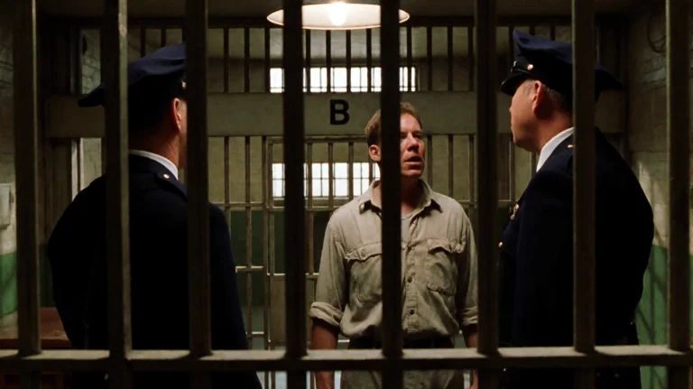 Grnml1999, Inside A Dimly Lit Prison Cell, A Man In A Worn,...